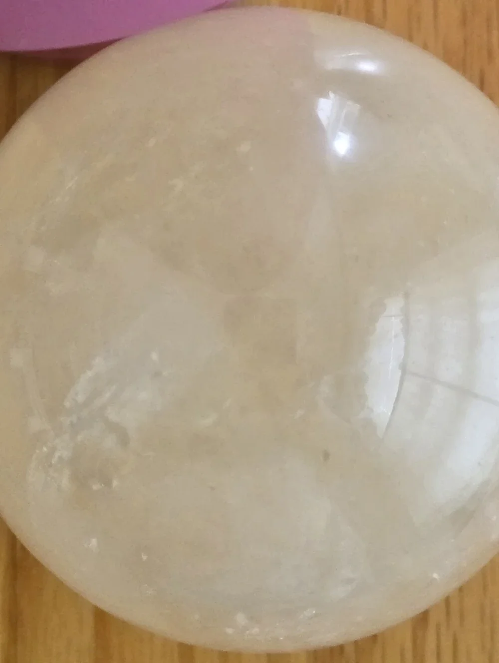 Polished Citrine Quartz Crystal Sphere. 80mm. In Excellent Condition